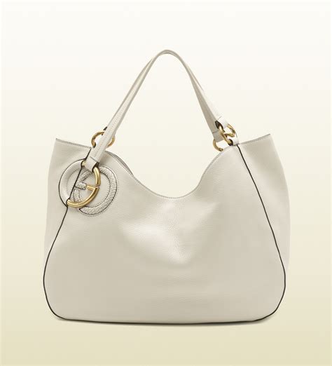 gucci white bags|vintage Gucci white shoulder bag.